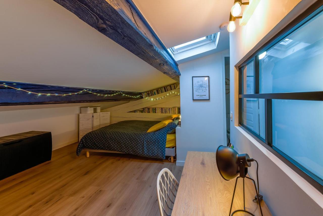 קרקסון Romantique Duplex Au Pied De La Cite מראה חיצוני תמונה